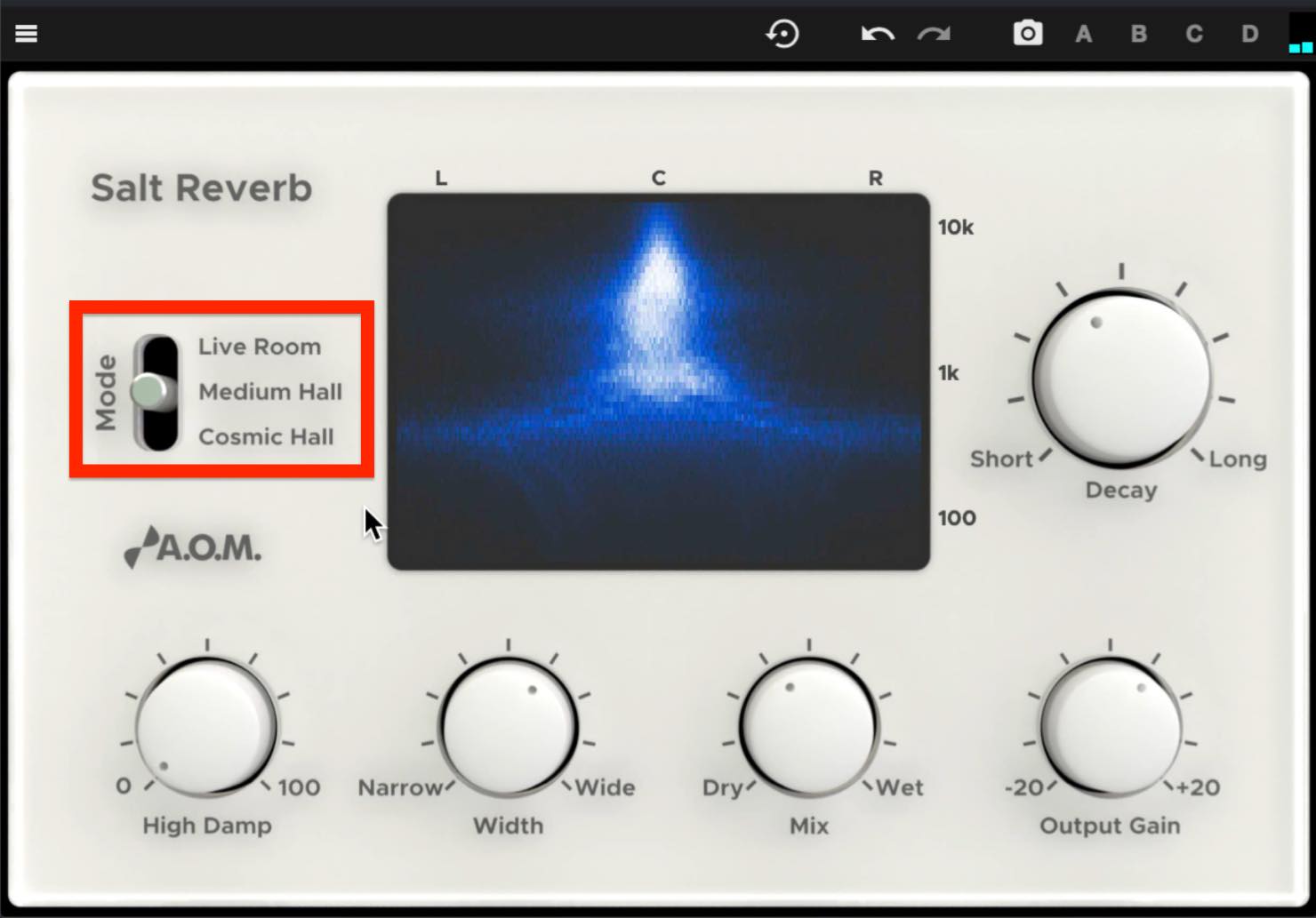 reverb mode