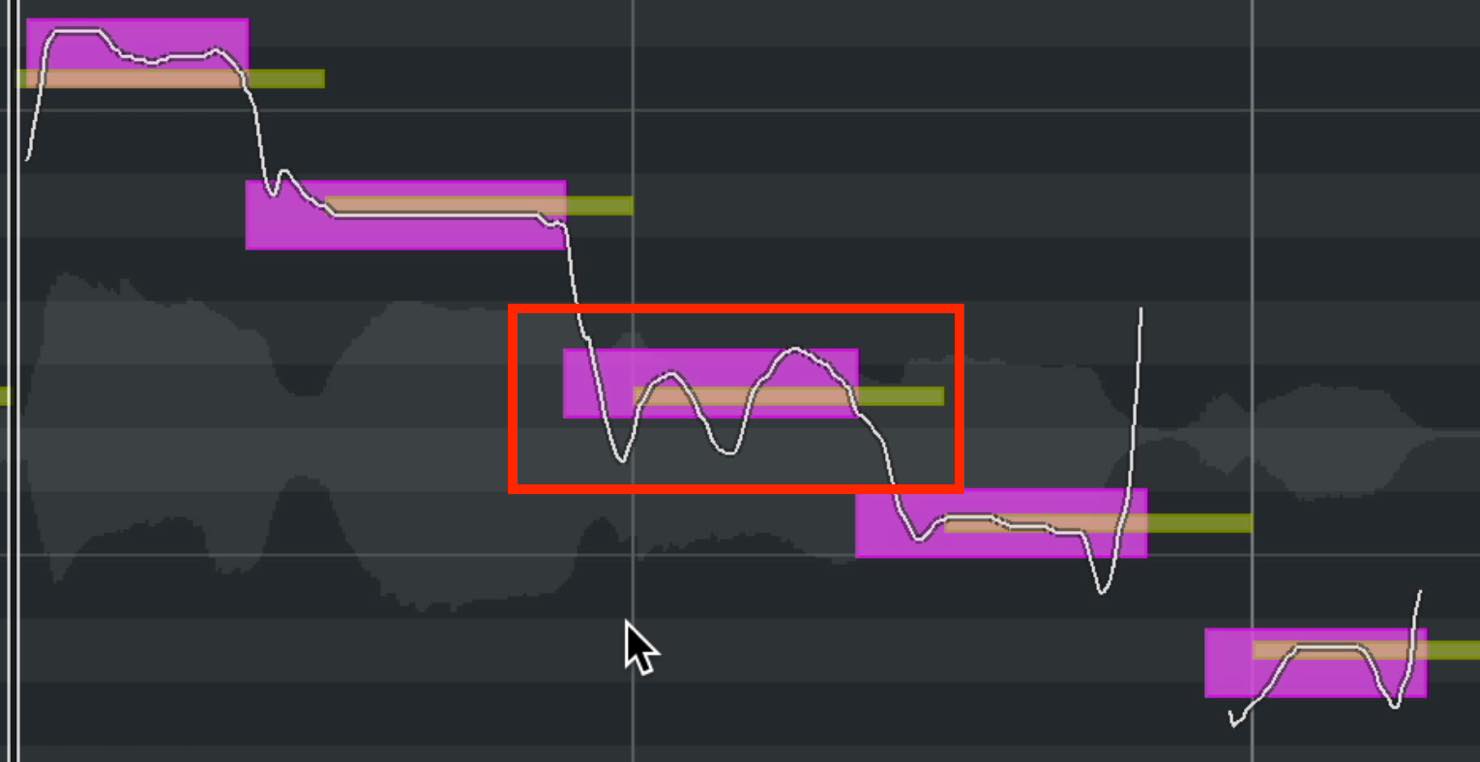 pitch curve