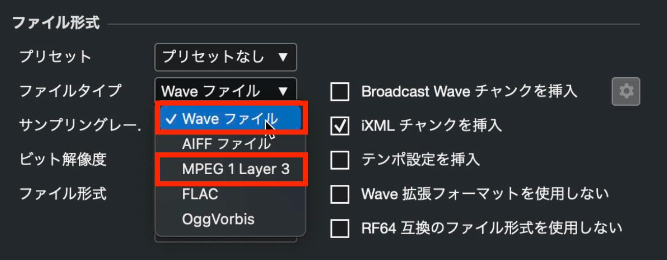 file type