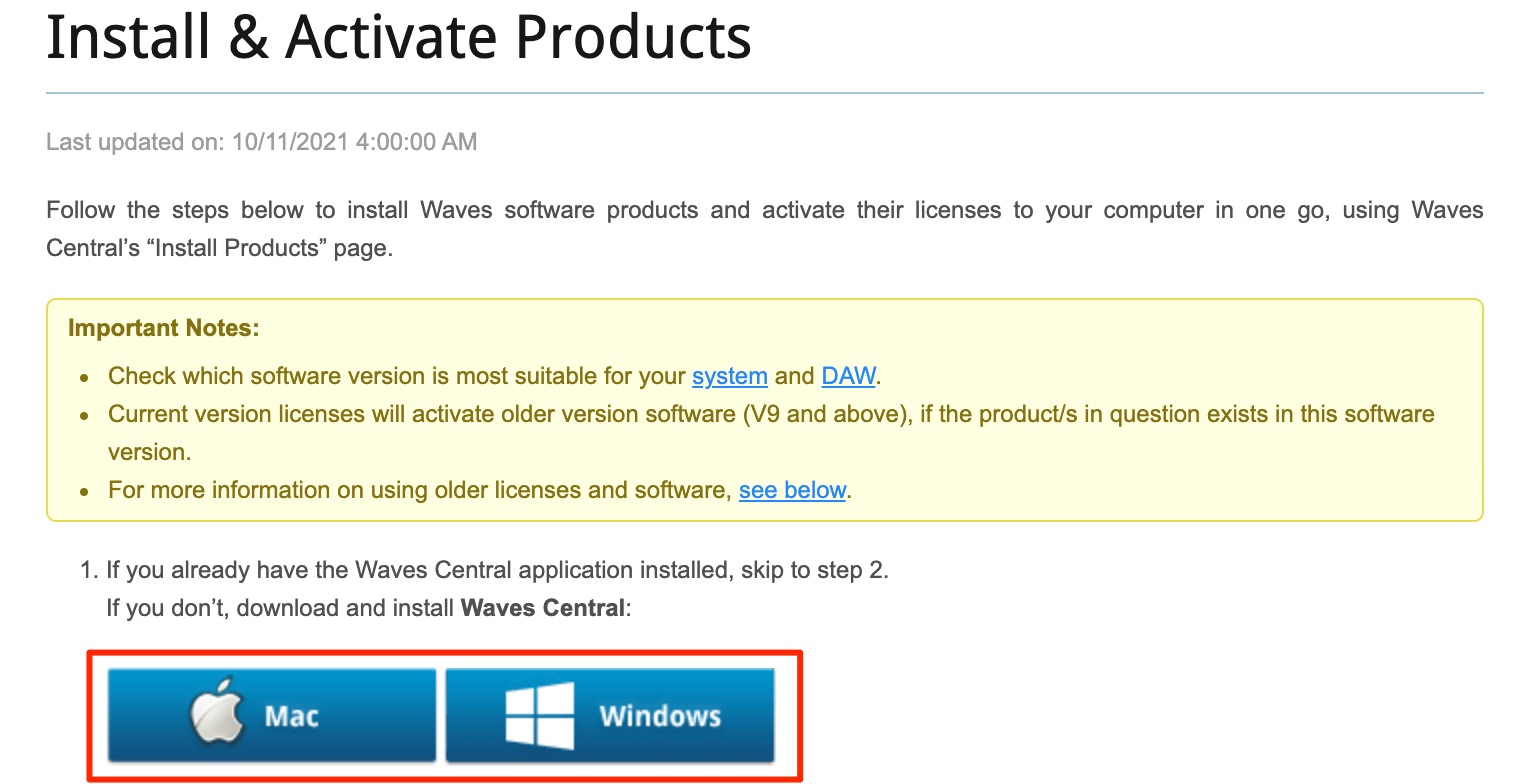 Install___Activate_Products___Support___Waves