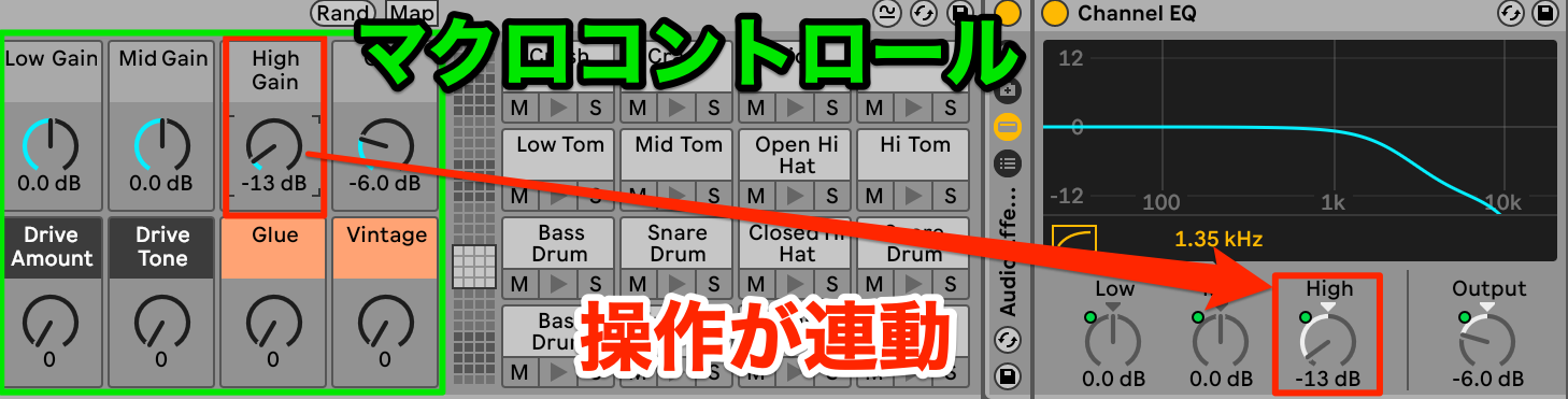 13マクロ連動